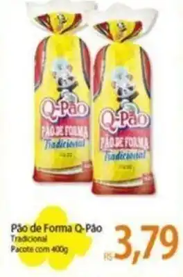 Atacadão Pão de Forma Q-Páo 400g oferta