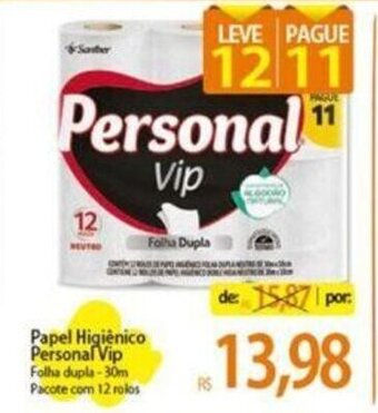 Atacadão Papel Higiênico Personal Vip 30m oferta