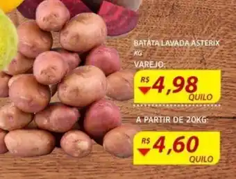 Assaí Atacadista Batata Lavada Asterix 1kg oferta