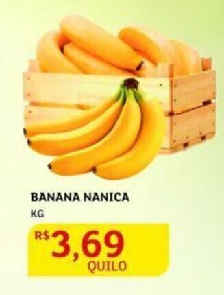 Assaí Atacadista Banana Nanica 1kg oferta