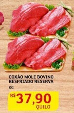Assaí Atacadista Coxão Mole Bovino Resfriado Reserva 1kg oferta
