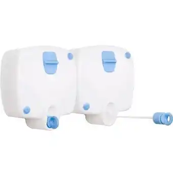 Pão de Açúcar Varal de parede automático rotoflex com 2 cordas de 5 metros branco oferta