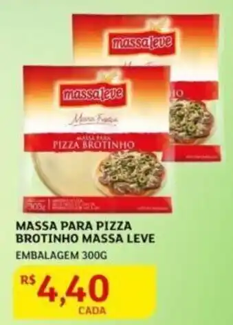 Assaí Atacadista Massa para Pizza Brotinho Massa Leve 300g oferta