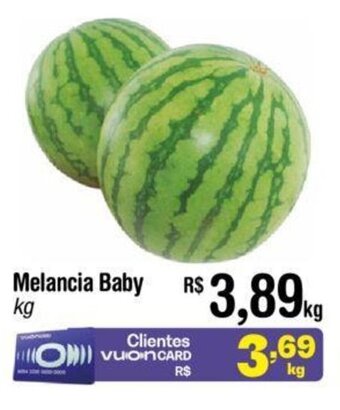 Fort Atacadista Melancia Baby 1kg oferta
