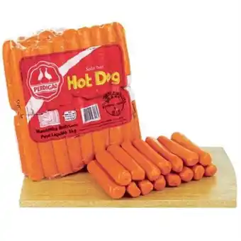 Rede Top Salsicha perdigão hot dog resfriado kg oferta