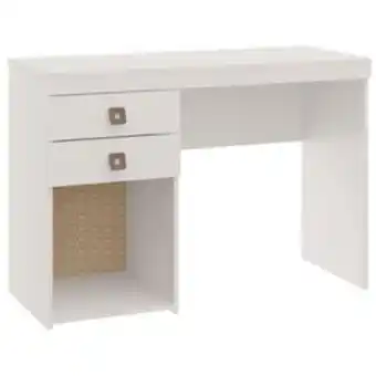 Escrivaninha level castro 4031a 2 gavetas branco line