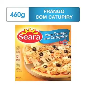 Brasão Supermercados Pizza de frango com catupiry seara 460g oferta