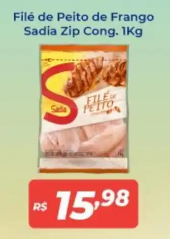 Atakarejo Filé de Peito de frango Sadia Zip cong. 1kg oferta