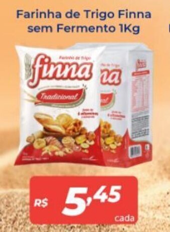Atakarejo Farinha de Trigo Finna Sem Fermento 1kg oferta