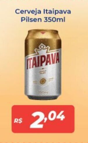 Atakarejo Cerveja Itaipava Pilsen 350ml oferta