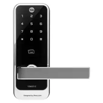 Leroy Merlin Fechadura eletrônica digital de embutir acionada por cartão, senha ydm3212 yale oferta