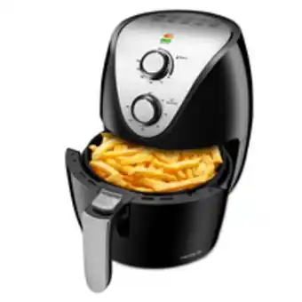 Novo Mundo Fritadeira sem óleo air fryer mondial family, controle temperatura, 1500w, 3,5l, preta - af-30i oferta