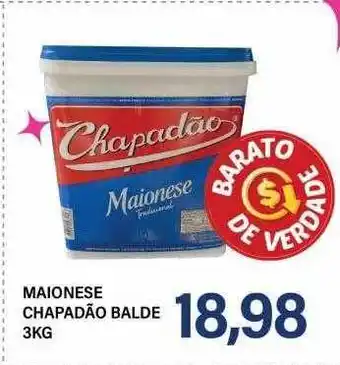 Apoio Mineiro Maionese chapadão balde oferta