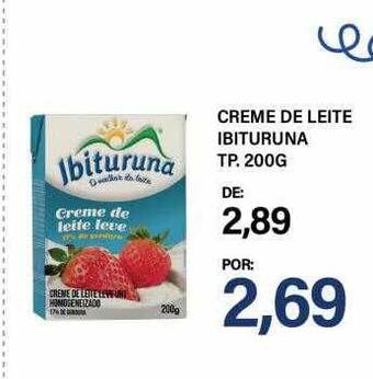 Apoio Mineiro Creme de leite ibituruna tp. oferta