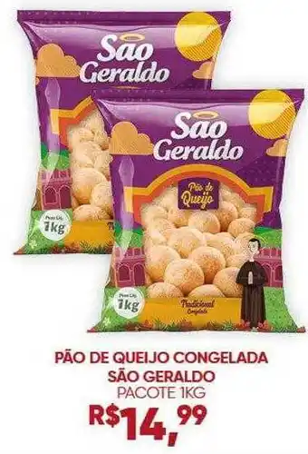 Boa Supermercados Pão de queijo congelada são geraldo pacote oferta
