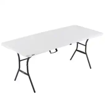 Leroy Merlin Mesa dobrável bertioga metal e plástico 74x75x183cm branco oferta
