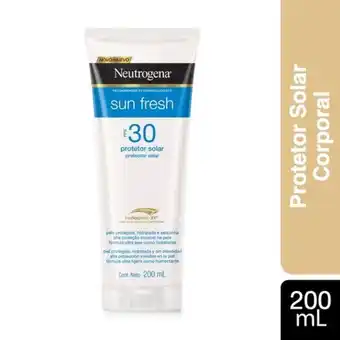 Farmácia Preço Popular Neutrogena sun fresh loção fps30 200ml oferta