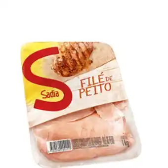 Filé de peito frango sadia bandeja 1kg
