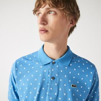 Lacoste Polo masculina lacoste classic fit em piqué de algodão com bolinhas oferta