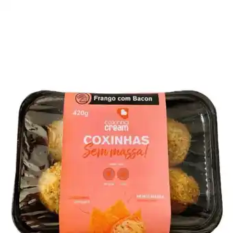 Super Lagoa Coxinhas sem massa frango com bacon 6 unidades oferta