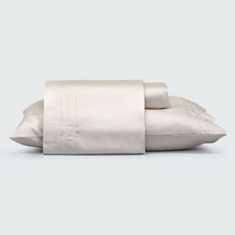 MMartan Jogo de lençol acetinado deluxe crystal oferta