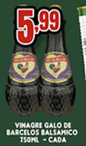 Vinagre Galo de Barcelos Balsamico 750ml cada