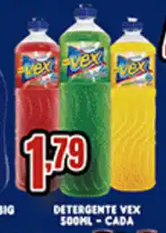 Detergente Vex 500ml cada
