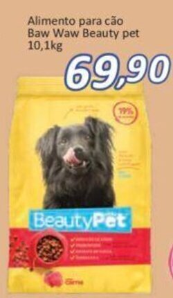 Supermercados Savegnago Alimento para cão Baw Waw Beauty pet 10.1kg oferta