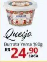 Ricoy Supermercados Queijo Burrata Yema 180g oferta