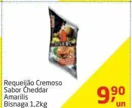 Tenda Atacado Requeijão cremoso sabor cheddar amarilis 1,2kg oferta