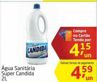 Tenda Atacado Água sanitária super candida 2l oferta