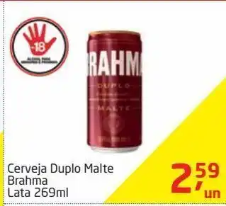 Tenda Atacado Cerveja dupol malte brahma 269ml oferta