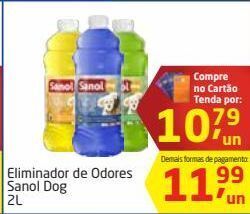 Tenda Atacado Eliminador de odores sanol dog 2l oferta