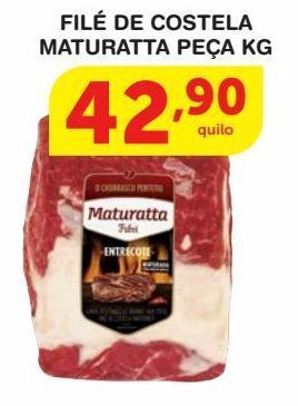 Filé de costela maturatta peça kg