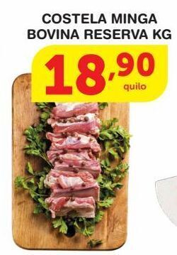 Roldão Costela minga bovina reserva kg oferta