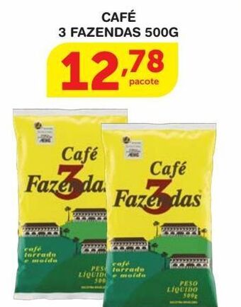 Café 3 fazendas 500g