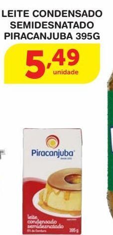 Roldão Leite condensado semidesnatado piracanjuba 395g oferta
