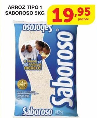 Roldão Arroz tipo 1 saboroso 5kg oferta