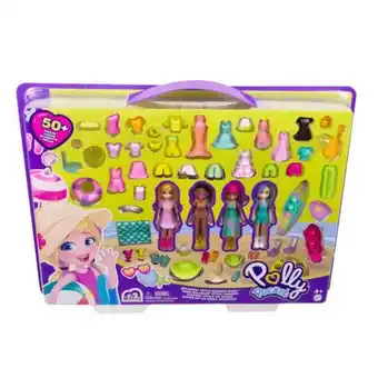 Boneca polly pocket super kit de moda aquático mattel - gxv25