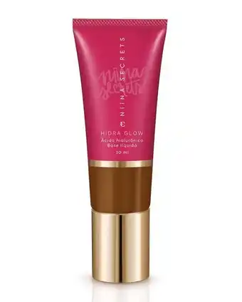 Base líquida hidra glow 90 niina secrets eudora 30ml