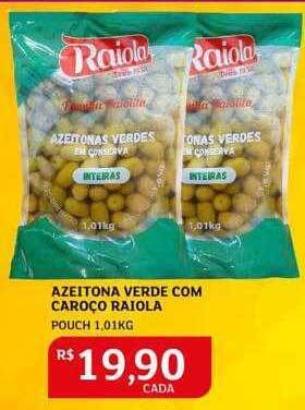 Assaí Atacadista Azeitona verde com caroço raiola oferta