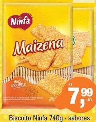 Supermercados Alvorada Biscoito ninfa sabores oferta