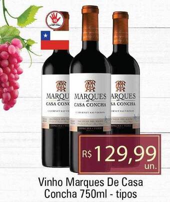 Supermercados Alvorada Vinho marques de casa concha tipos oferta