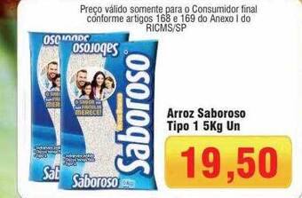 Arroz saboroso tipo 1