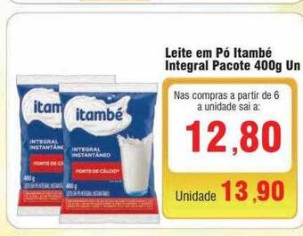 Spani Atacadista Leite em pó itambé integral oferta