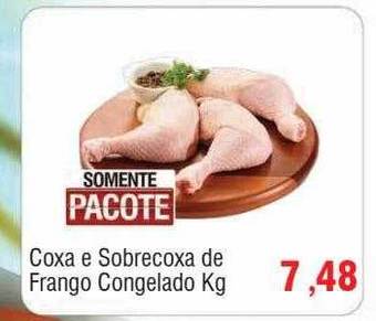 Spani Atacadista Coxa e sobrecoxa de frango congelado kg oferta
