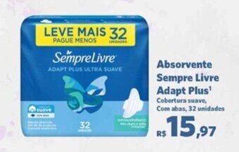 Absorvente Sempre Livre Adapt Plus