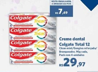 Sam's Club Creme Dental Colgate Total 12 90g oferta