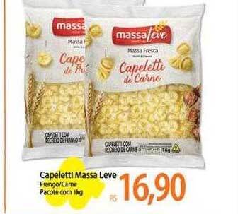 Atacadão Capeletti massa leve oferta