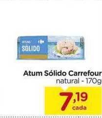 Carrefour Atum sólido carrefour oferta